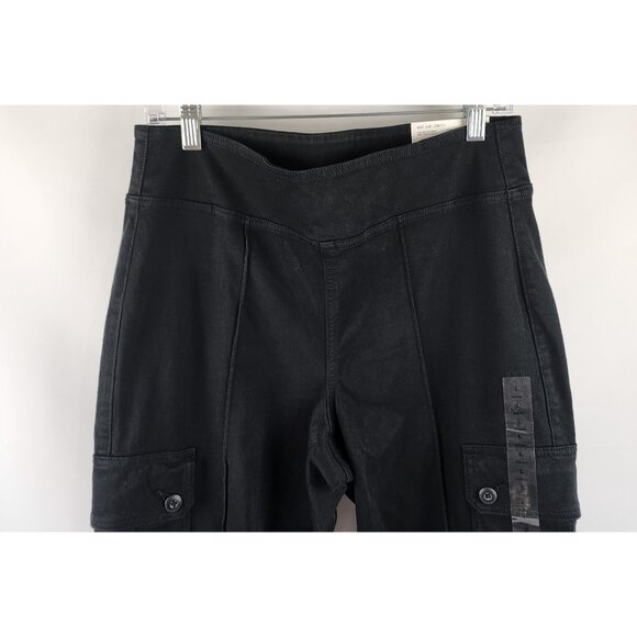 SOLD OUT American Eagle Outfitters Pants Women L Black Pull Kick Boot Cargo NWT - Picture 2 of 15